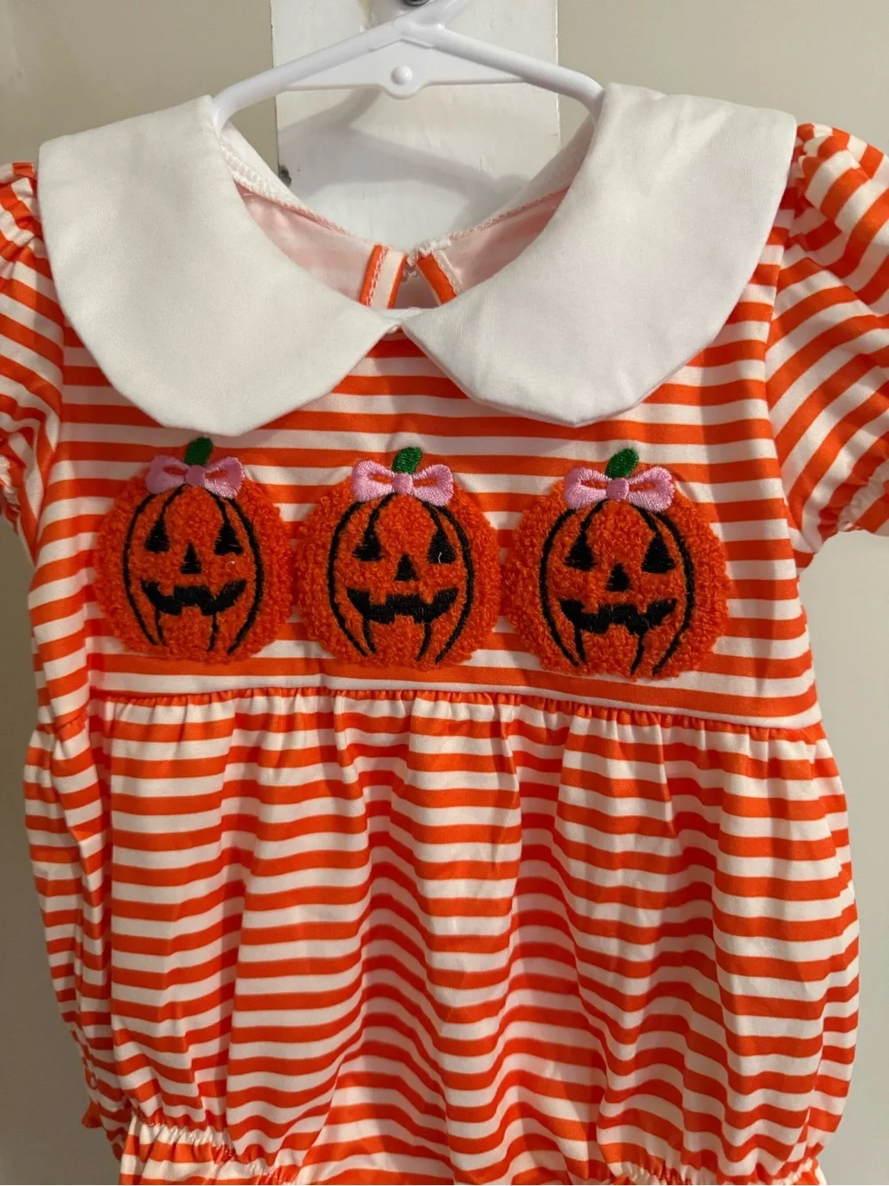 New Girl’s Halloween Bubble Romper
